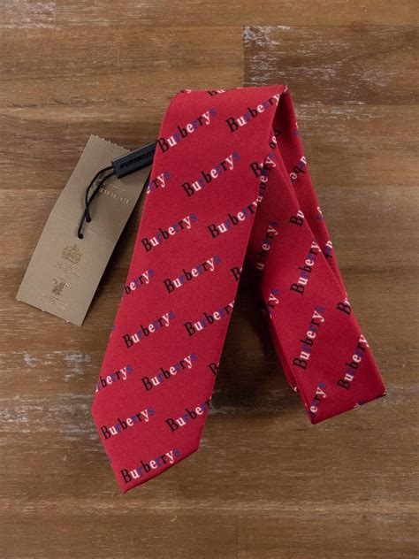 burberry red tie|burberry ties outlet.